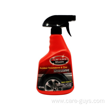 Private label eco friendly car polish tire shine